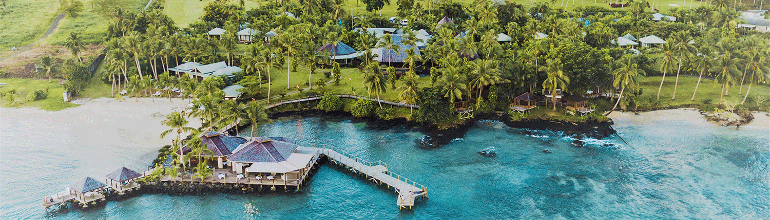 Sinalei Reef Resort Samoa Aerial