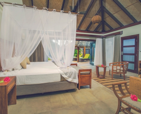 Nautilus Resort Luxury Villas Cook Islands - Villa Bedroom