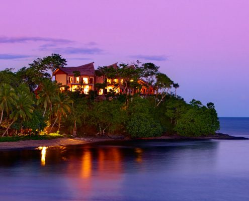 Nanuku Auberge Resort, Fiji - Vunikau Residence at Sunset